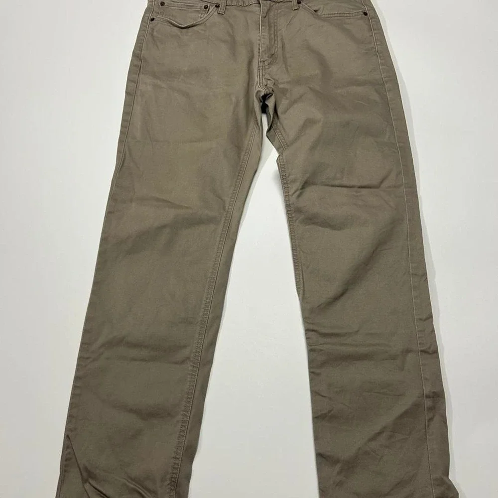 Levi's 541 Vintage Tan Khaki Denim Jeans Mens Size 34x